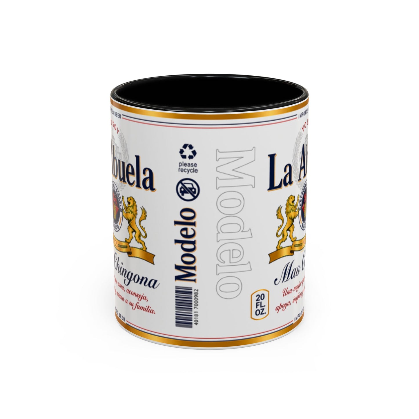 La Abuela Más Chingona Mug, Spanish Grandma Coffee Cup