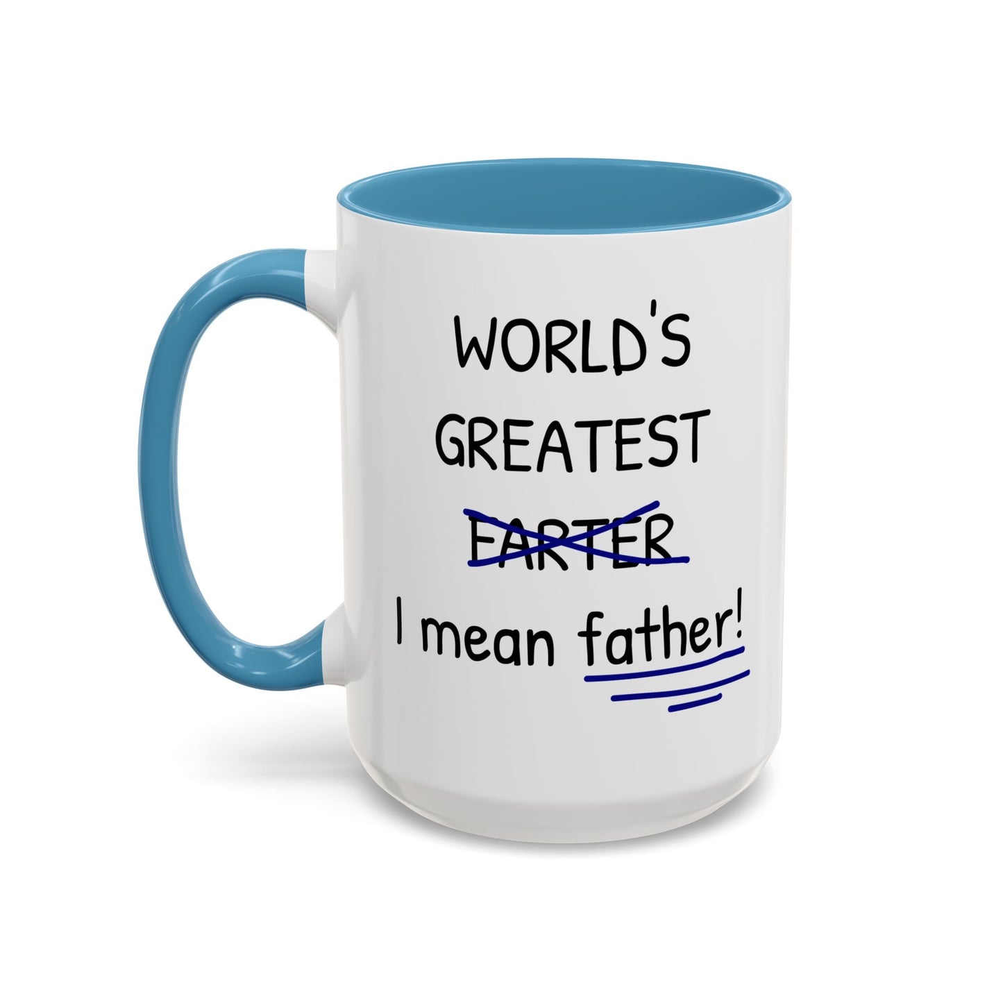 World’s Greatest Farter Mug, Funny Father Coffee Cup, Dad Joke Gift