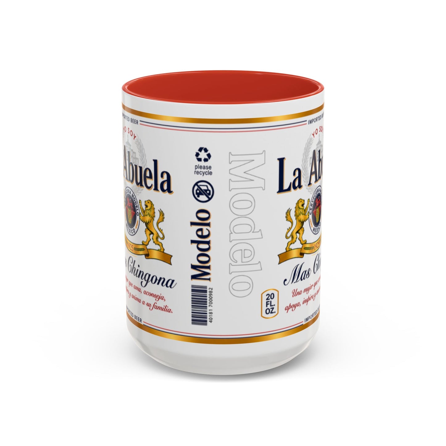 La Abuela Más Chingona Mug, Spanish Grandma Coffee Cup