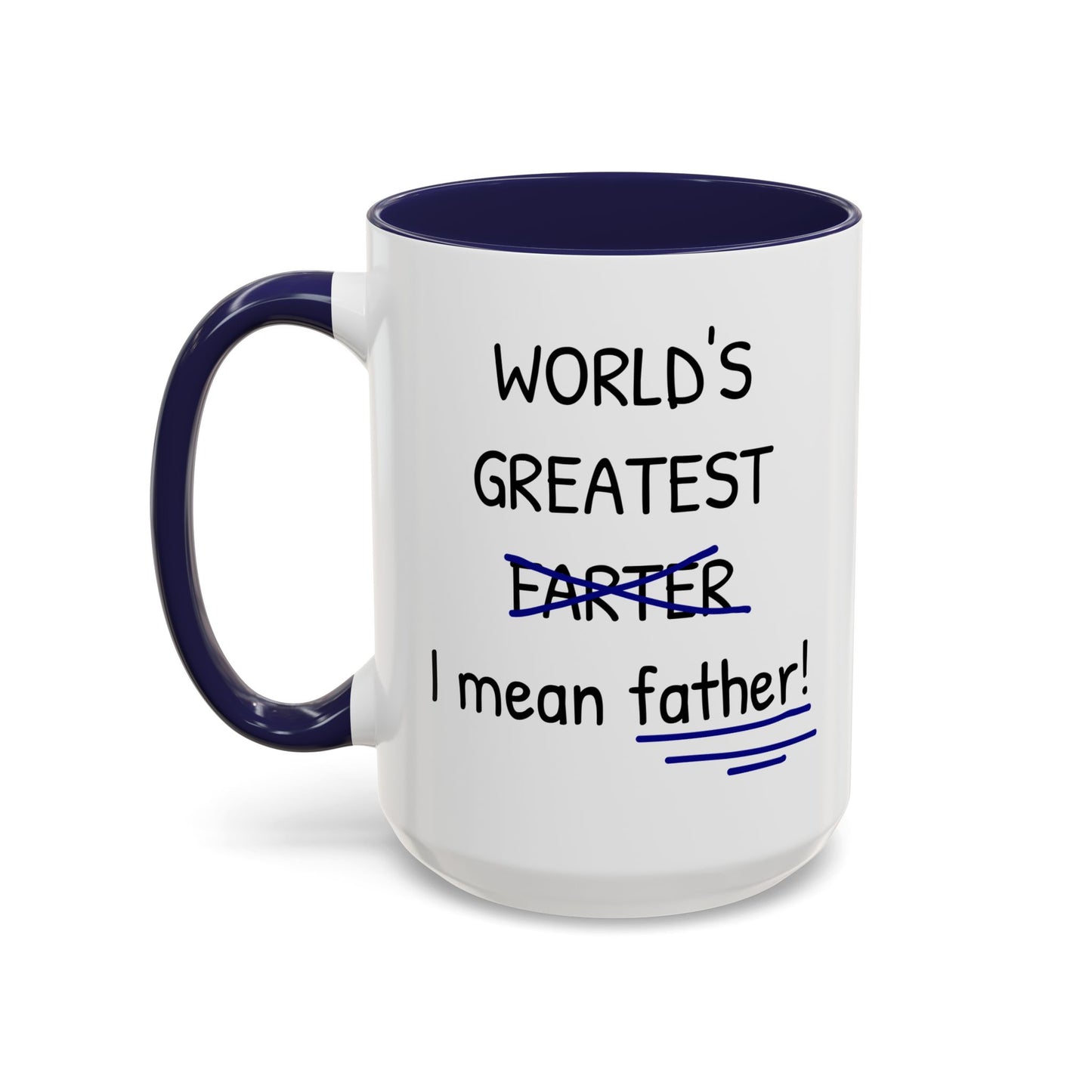World’s Greatest Farter Mug, Funny Father Coffee Cup, Dad Joke Gift