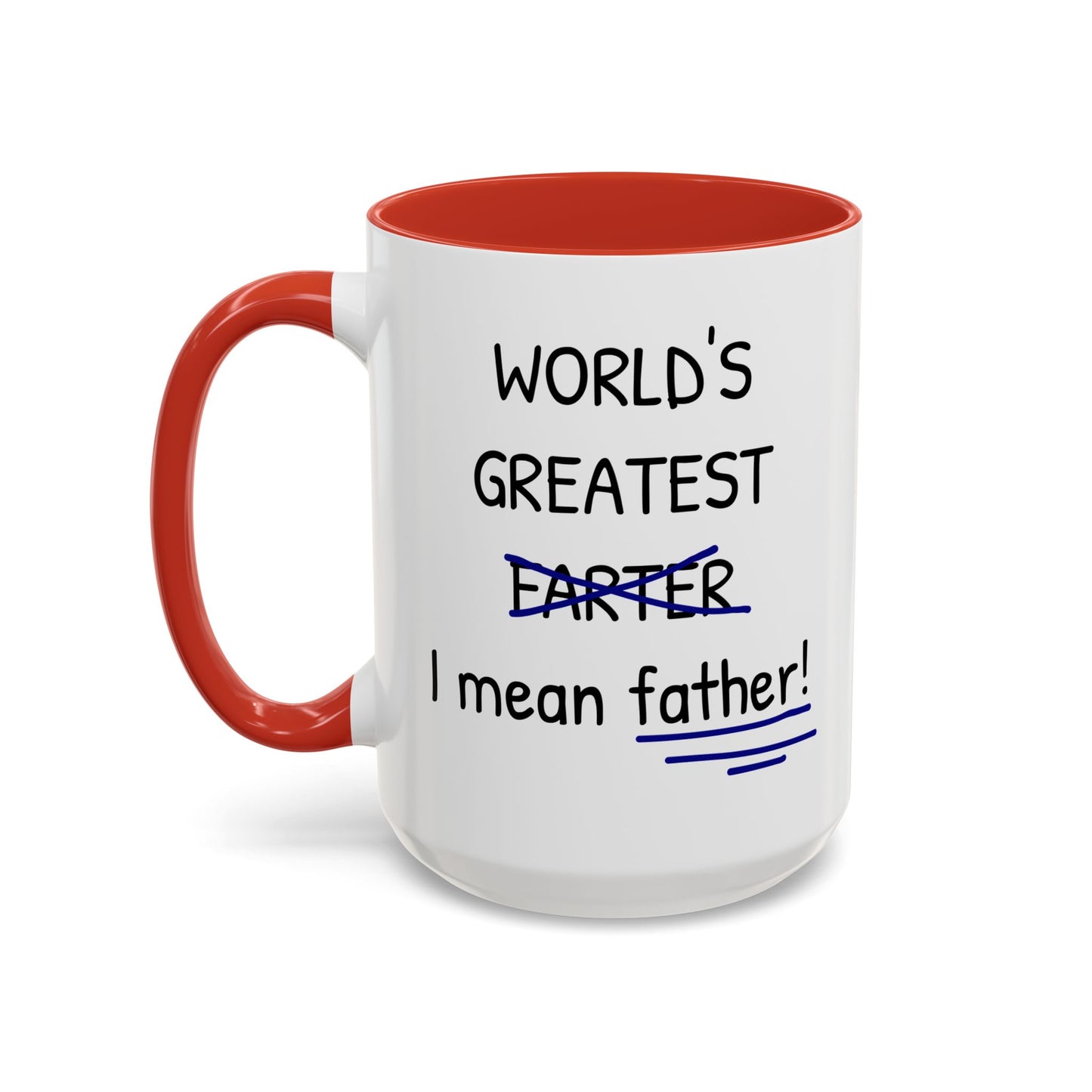 World’s Greatest Farter Mug, Funny Father Coffee Cup, Dad Joke Gift