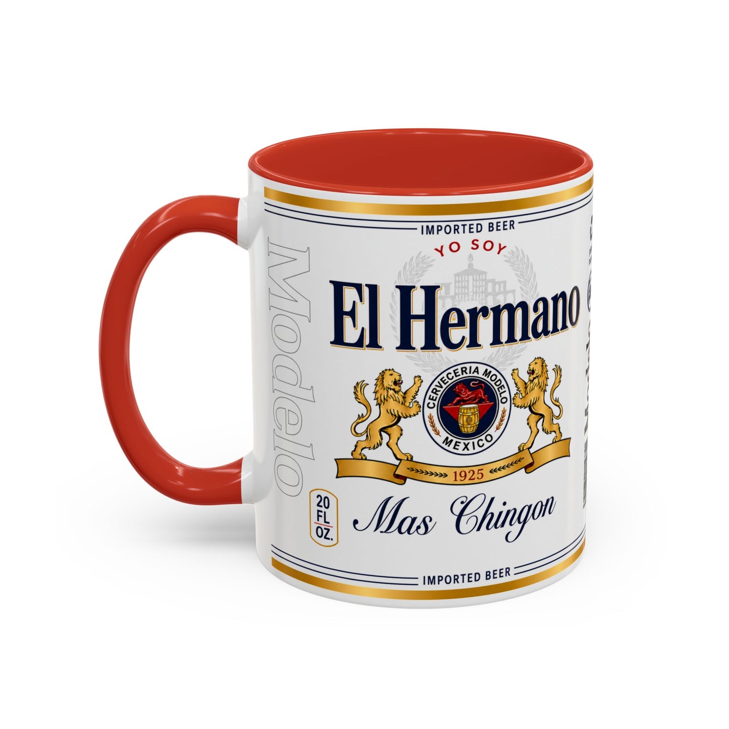 El Hermano Más Chingón Mug, Funny Spanish Brother Coffee Cup