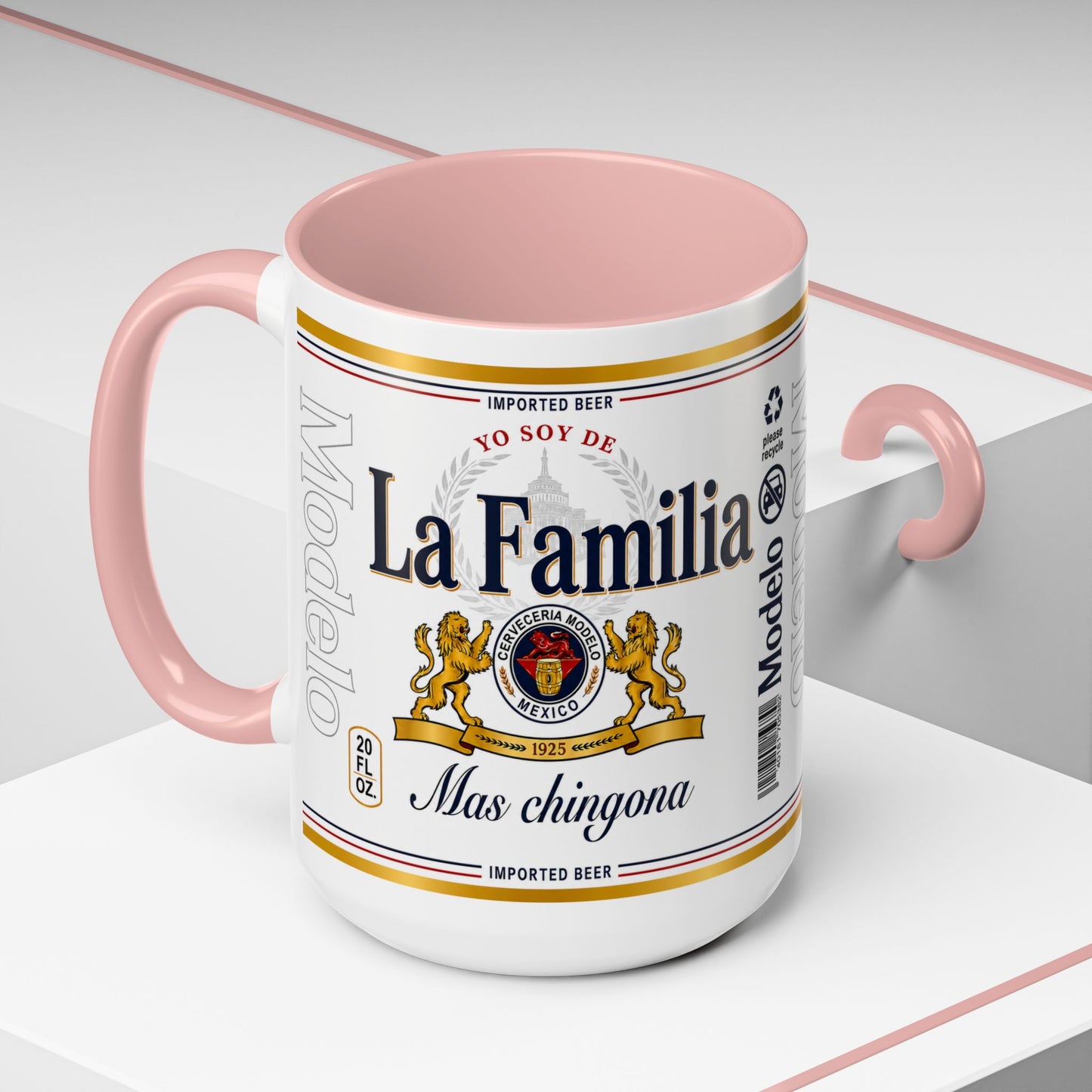 La Familia Más Chingona Mug, Funny Spanish Family Coffee Cup