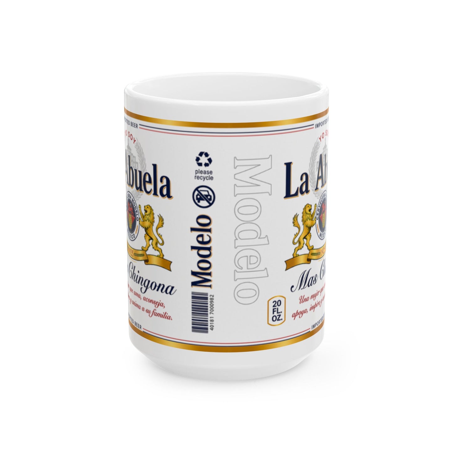 Yo Soy La Abuela Más Chingona Mug, Spanish Grandmother Gift