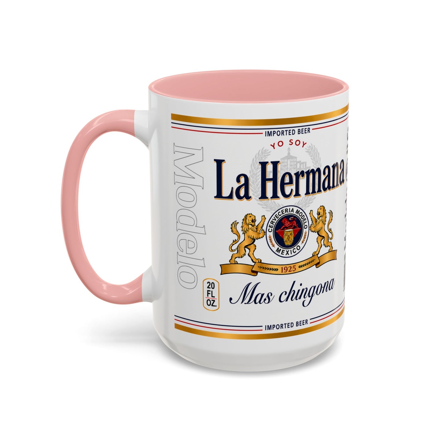 La Hermana Más Chingona Mug, Funny Spanish Sister Coffee Cup