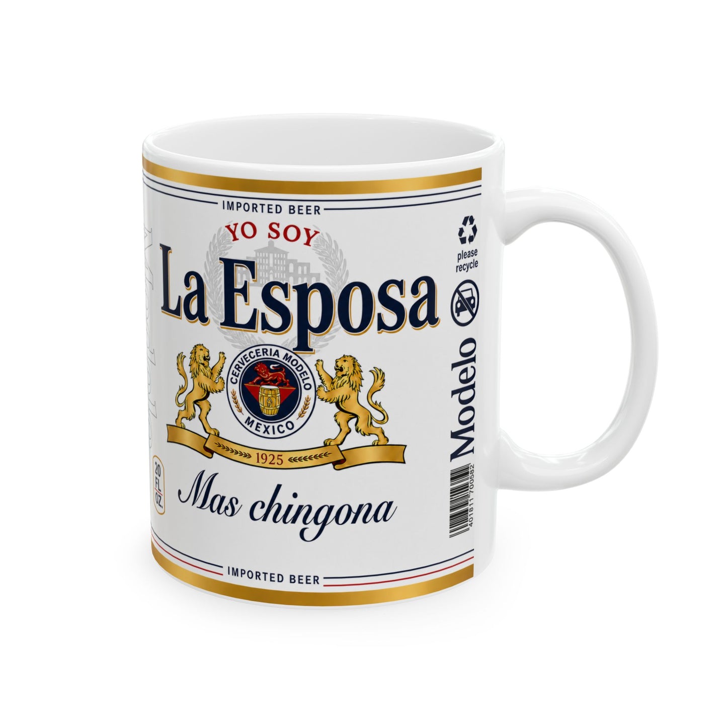 o Soy La Esposa Más Chingona Mug, Spanish Wife Gift