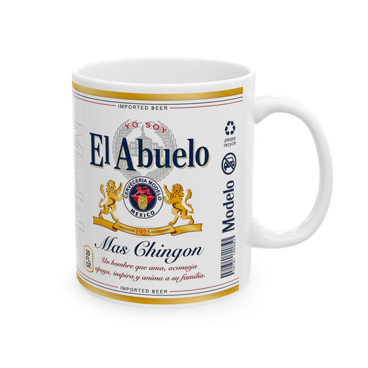 El Abuelo Mas Chingon Coffee Mug, Funny Drinking Cup