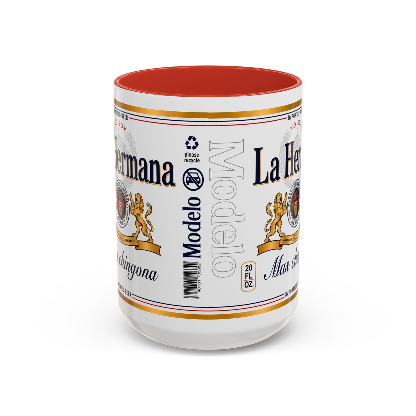 La Hermana Más Chingona Mug, Funny Spanish Sister Coffee Cup