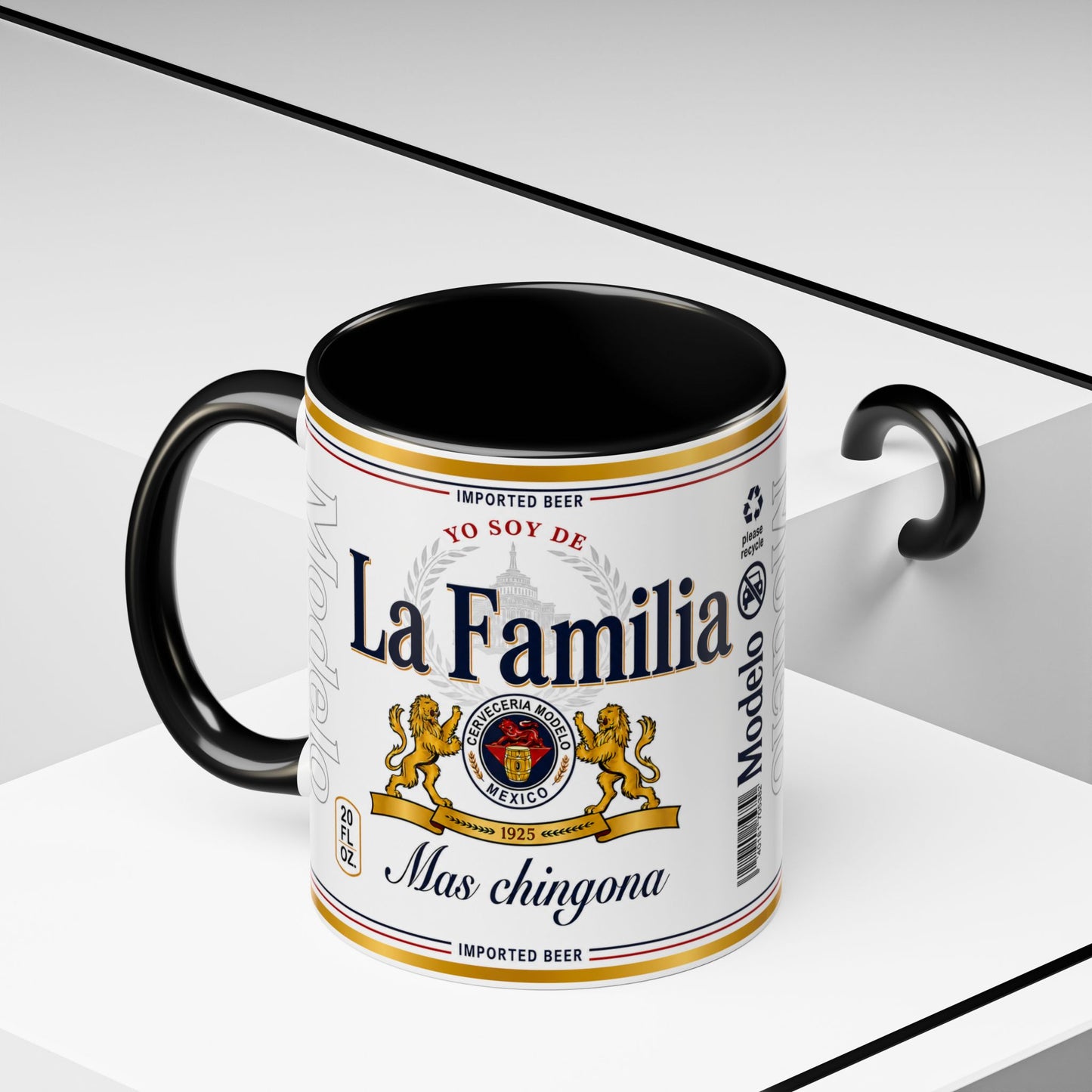 La Familia Más Chingona Mug, Funny Spanish Family Coffee Cup