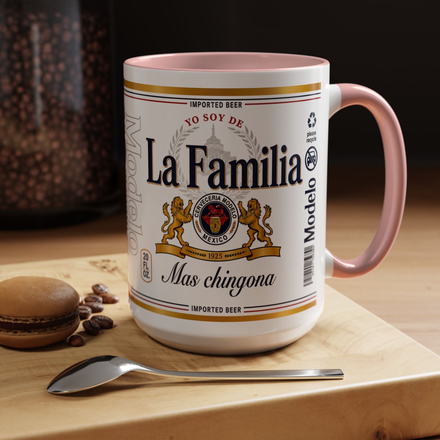 La Familia Más Chingona Mug, Funny Spanish Family Coffee Cup