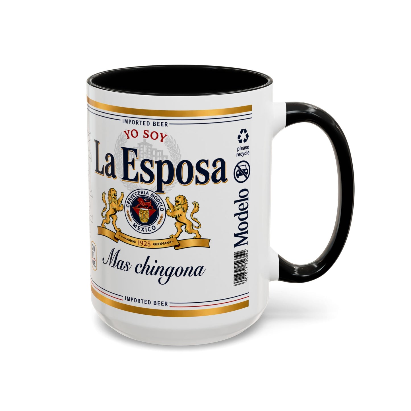La Esposa Más Chingona Mug, Funny Spanish Wife Coffee Cup
