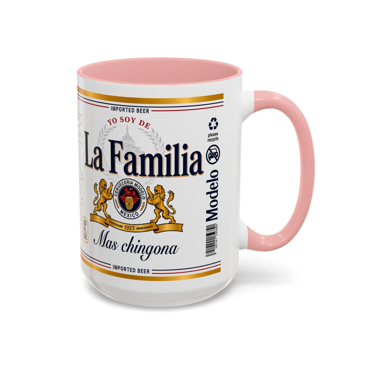 La Familia Más Chingona Mug, Funny Spanish Family Coffee Cup
