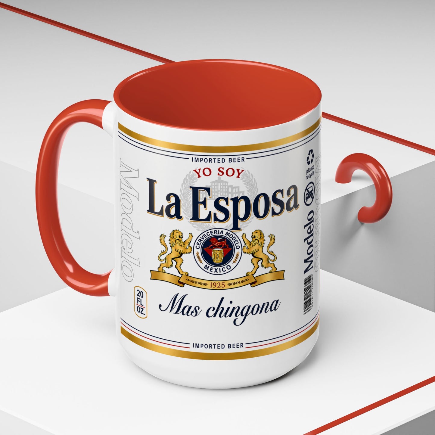 La Esposa Más Chingona Mug, Funny Spanish Wife Coffee Cup