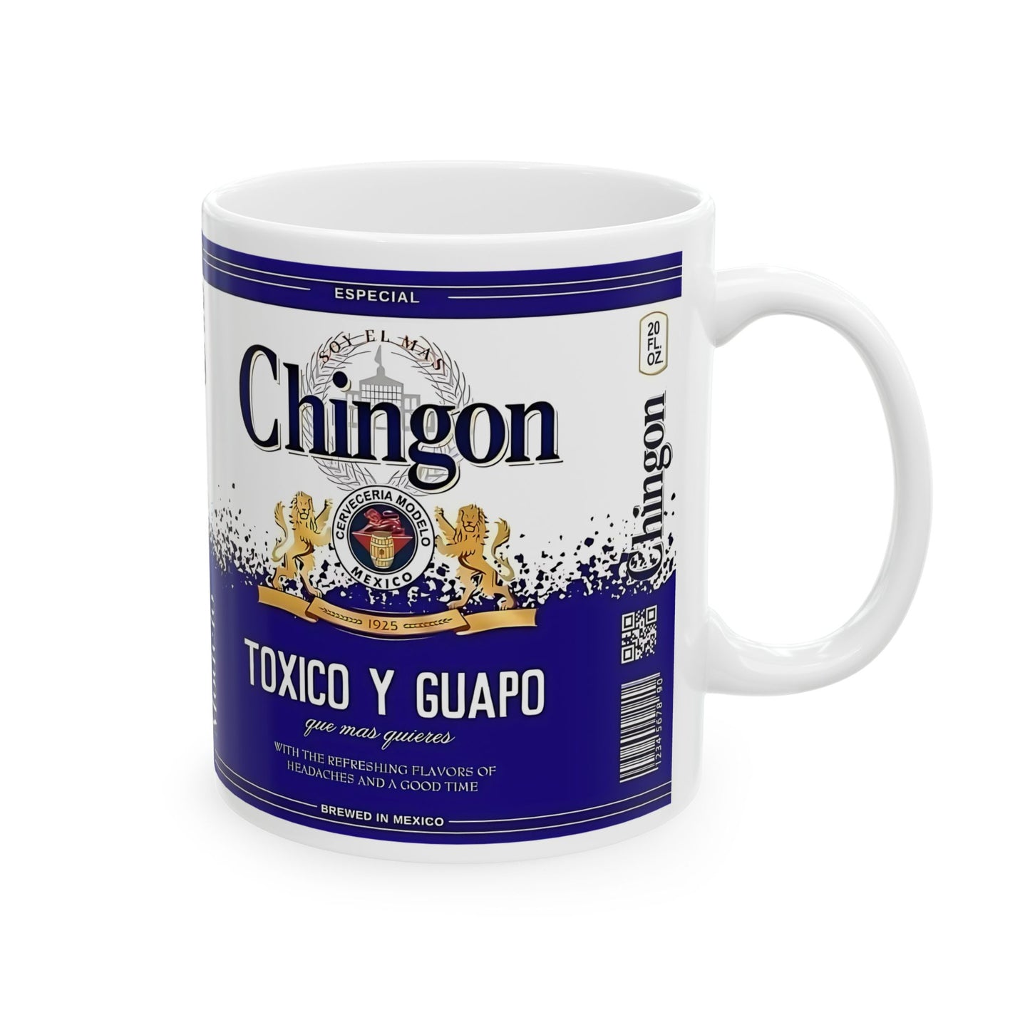 Chingon Ceramic Mug , Funny Coffee Cup