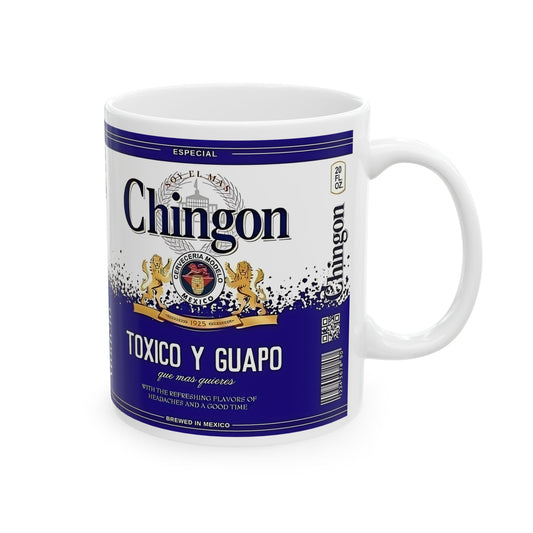 Chingon Ceramic Mug , Funny Coffee Cup