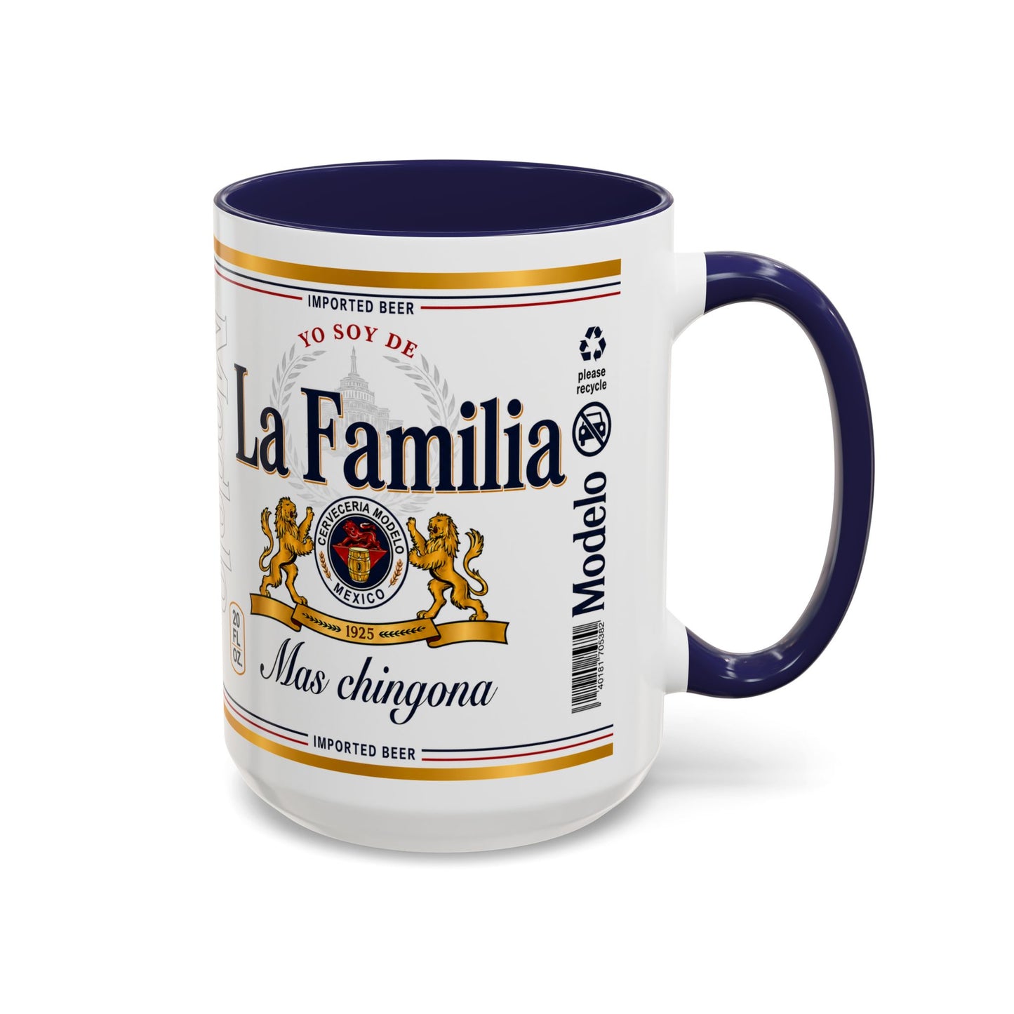 La Familia Más Chingona Mug, Funny Spanish Family Coffee Cup