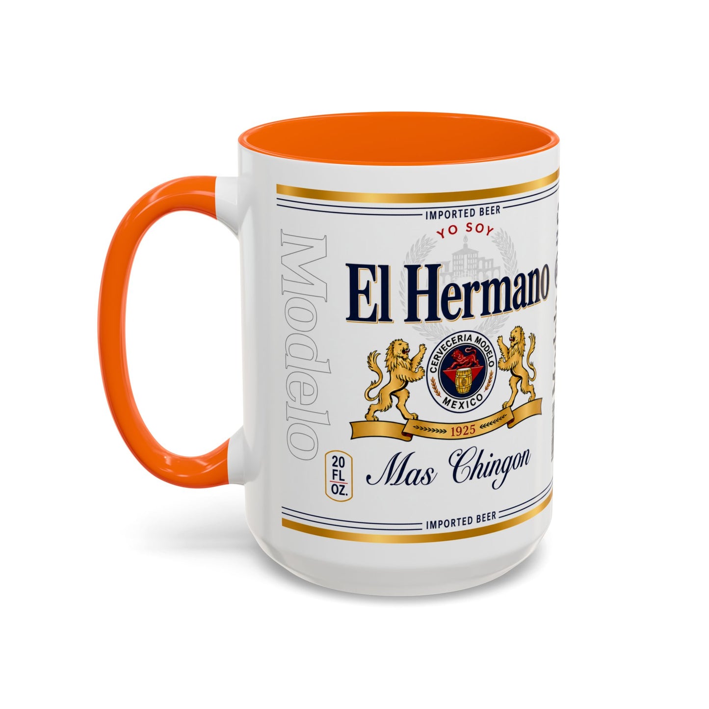 El Hermano Más Chingón Mug, Funny Spanish Brother Coffee Cup