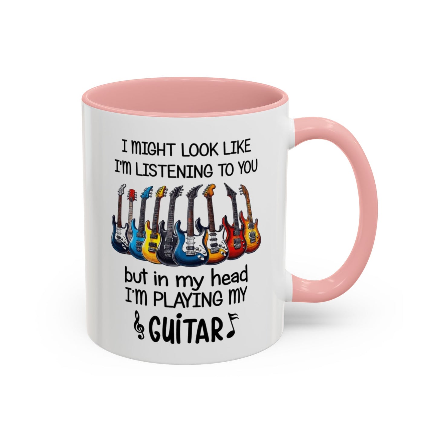 Funny Guitar Coffee Mug, I’m Playing My Guitar Cup