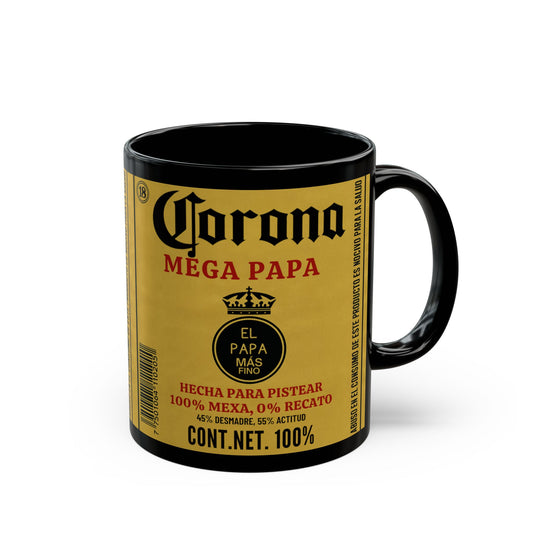 MEGA PAPA Funny Mug,Mexican Beer Parody Coffee Cup
