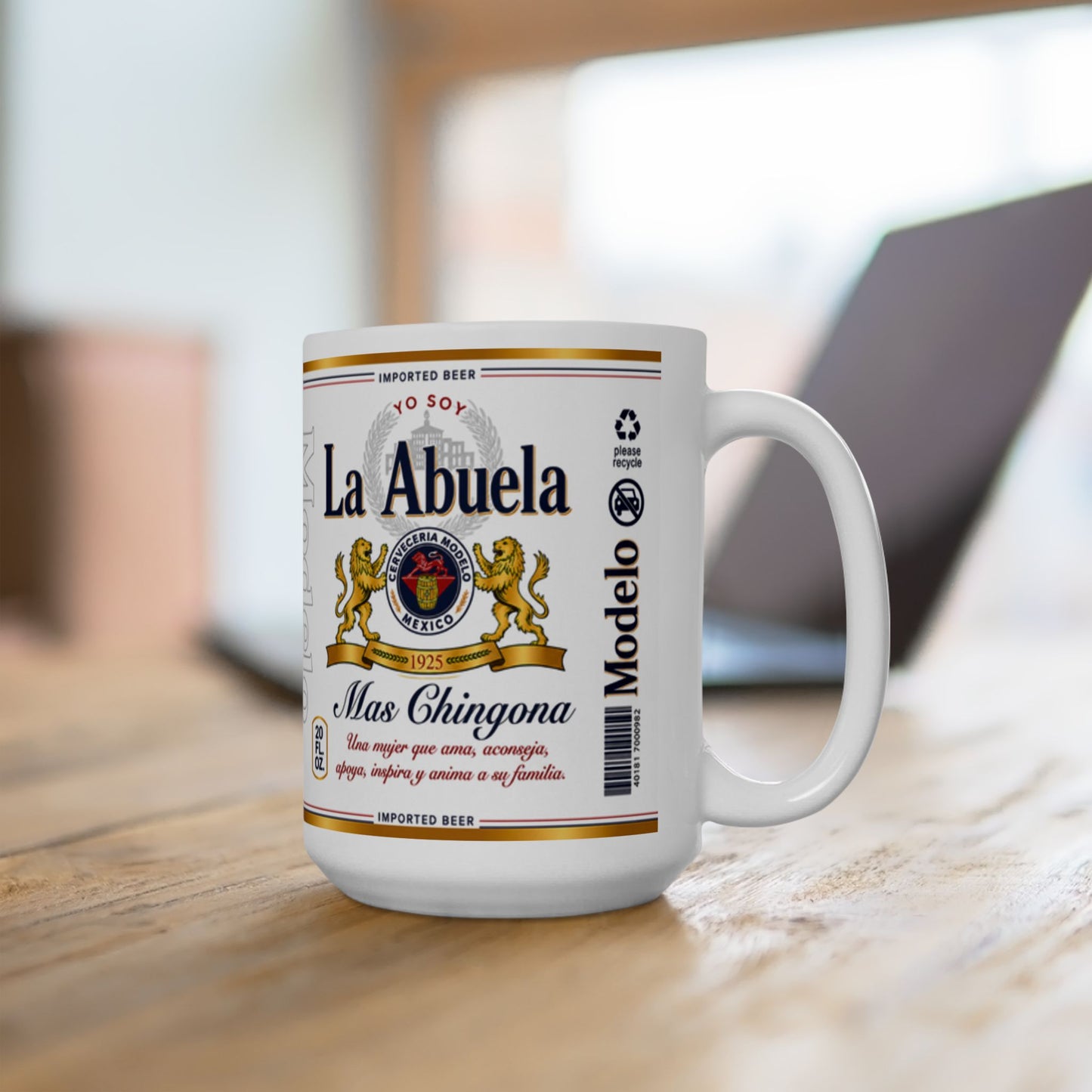 Yo Soy La Abuela Más Chingona Mug, Spanish Grandmother Gift