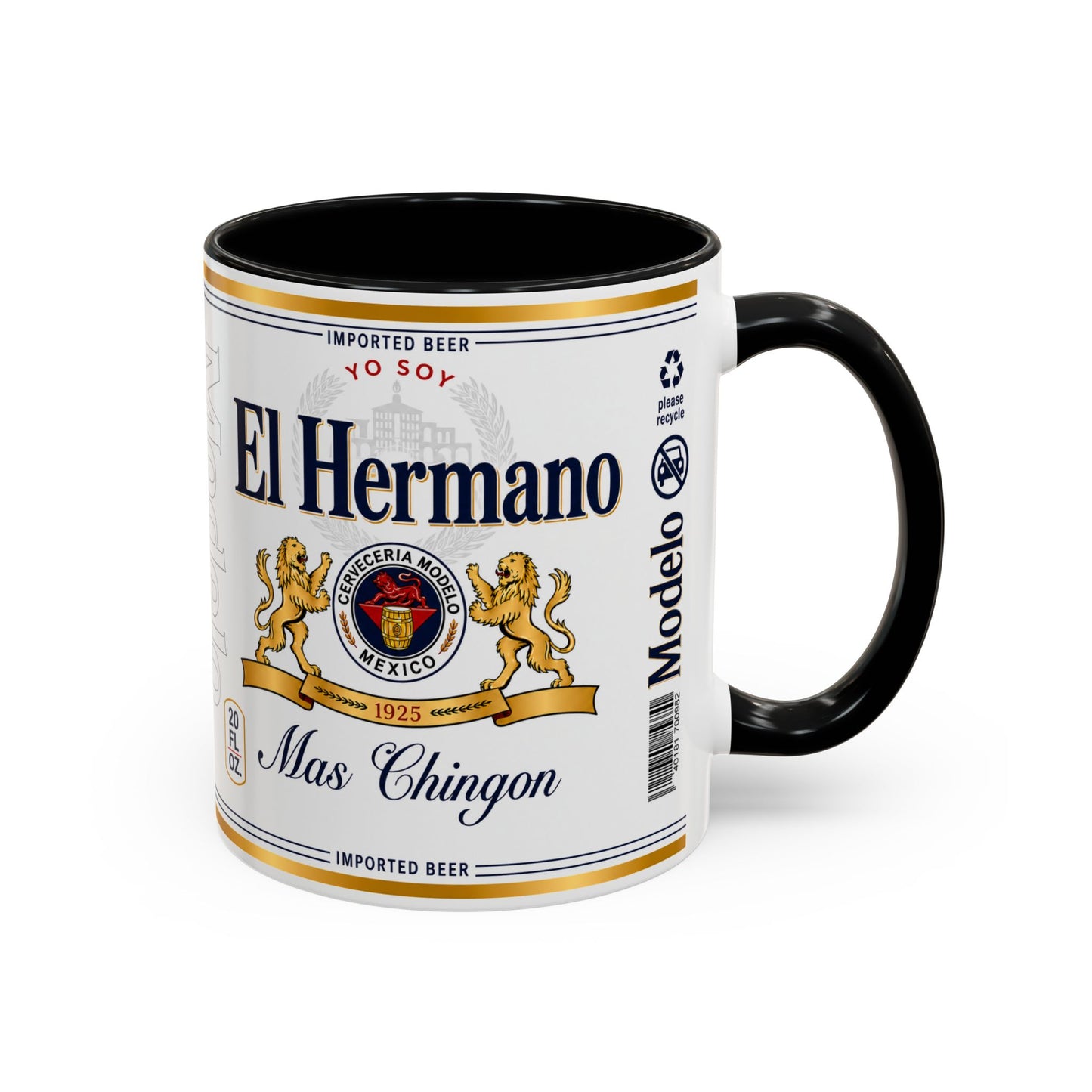 El Hermano Más Chingón Mug, Funny Spanish Brother Coffee Cup