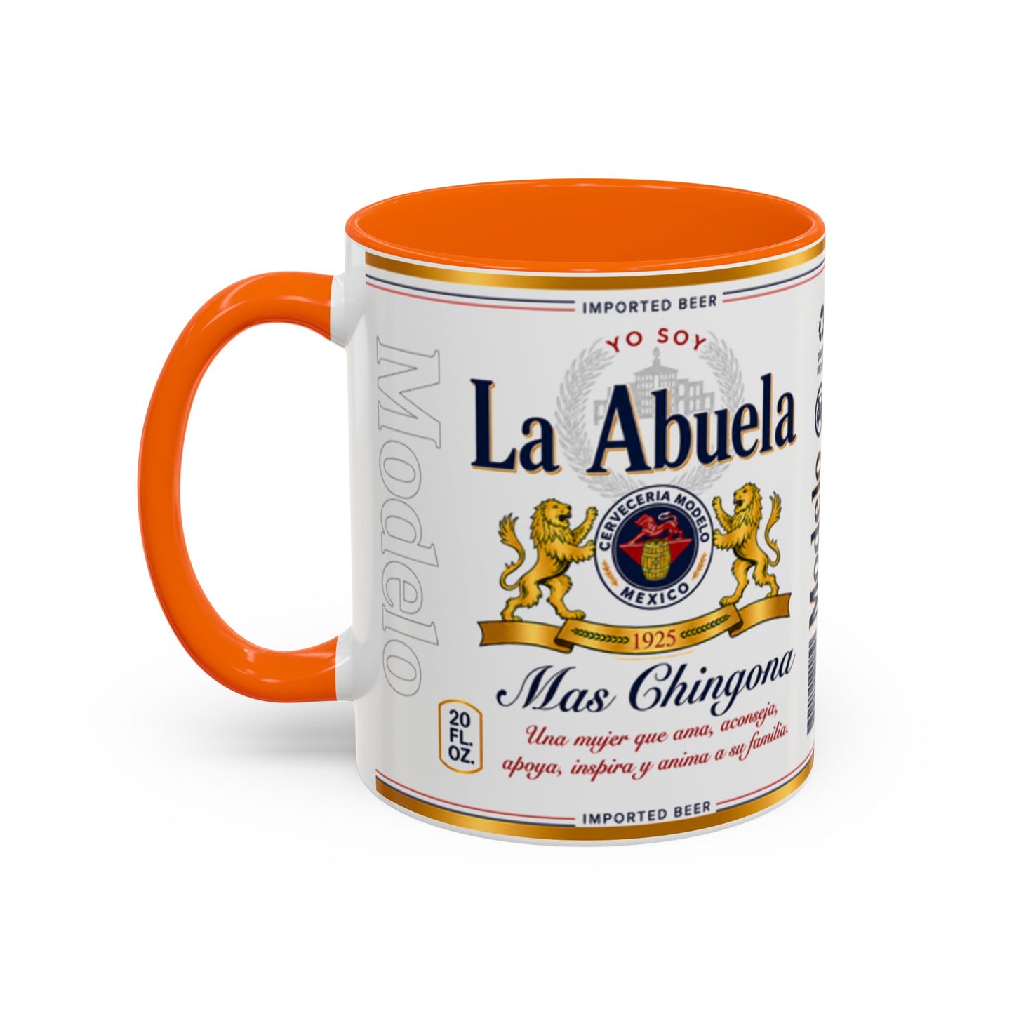 La Abuela Más Chingona Mug, Spanish Grandma Coffee Cup