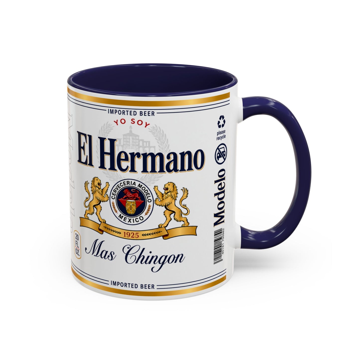 El Hermano Más Chingón Mug, Funny Spanish Brother Coffee Cup