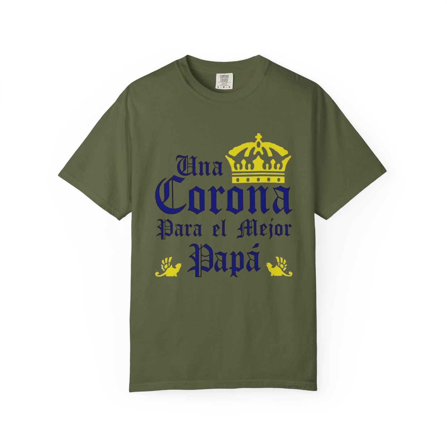 T-shirt Una Corona Para El Mejor Papa Del Mundo, T-shirt for beer lovers