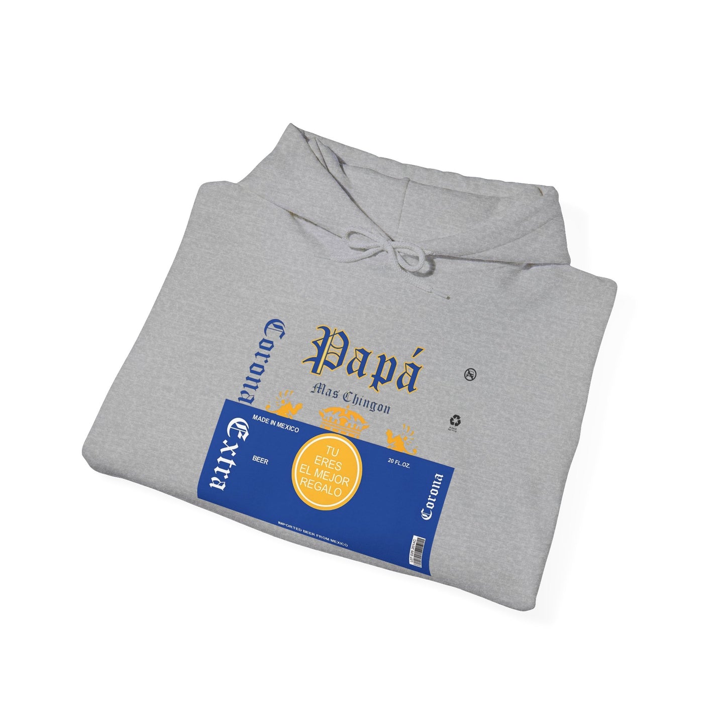 Cool Hoodie for Dad, Corona Extra Papa Mas Chingon