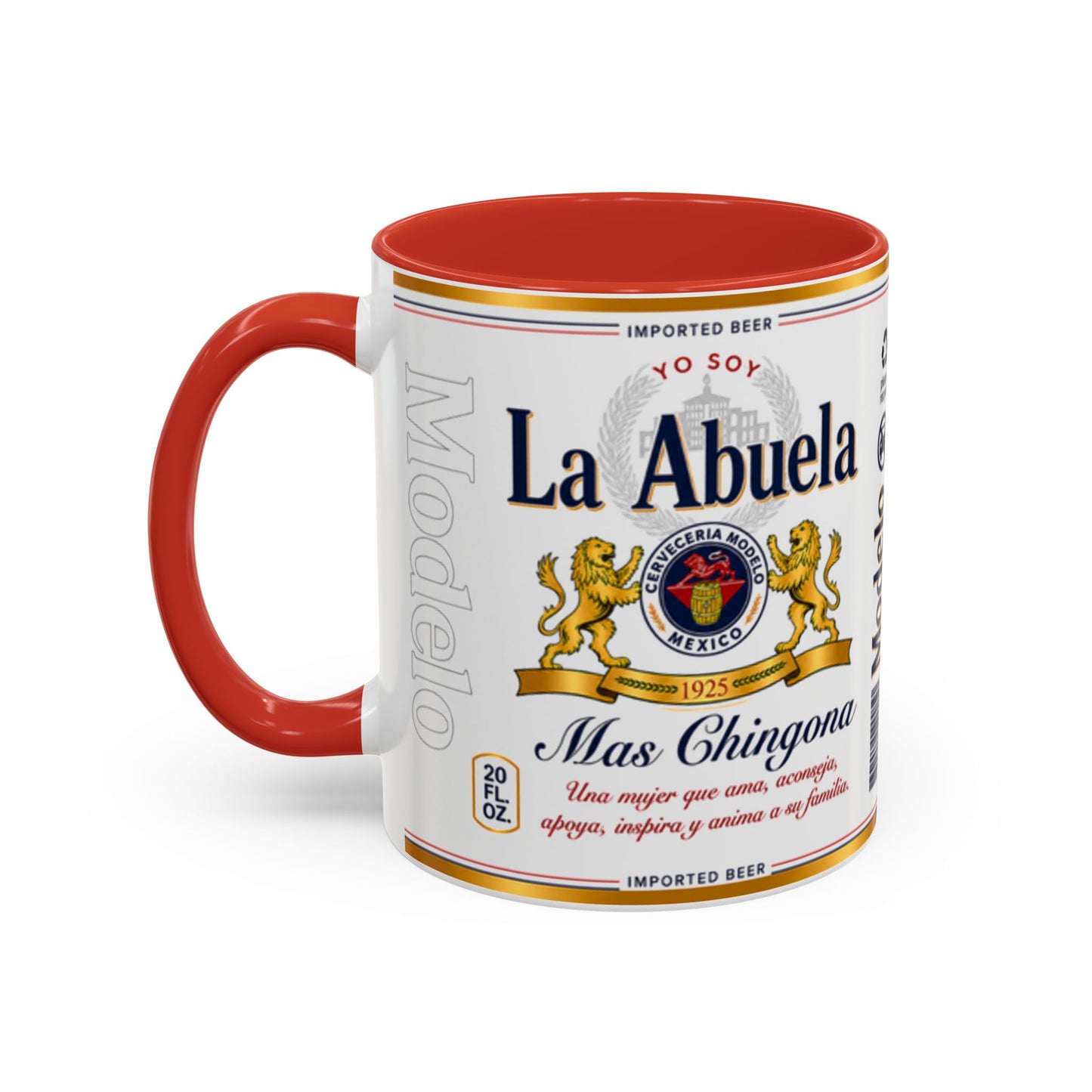 La Abuela Más Chingona Mug, Spanish Grandma Coffee Cup