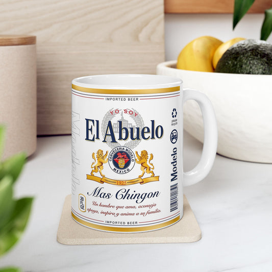 El Abuelo Mas Chingon Coffee Mug, Funny Drinking Cup