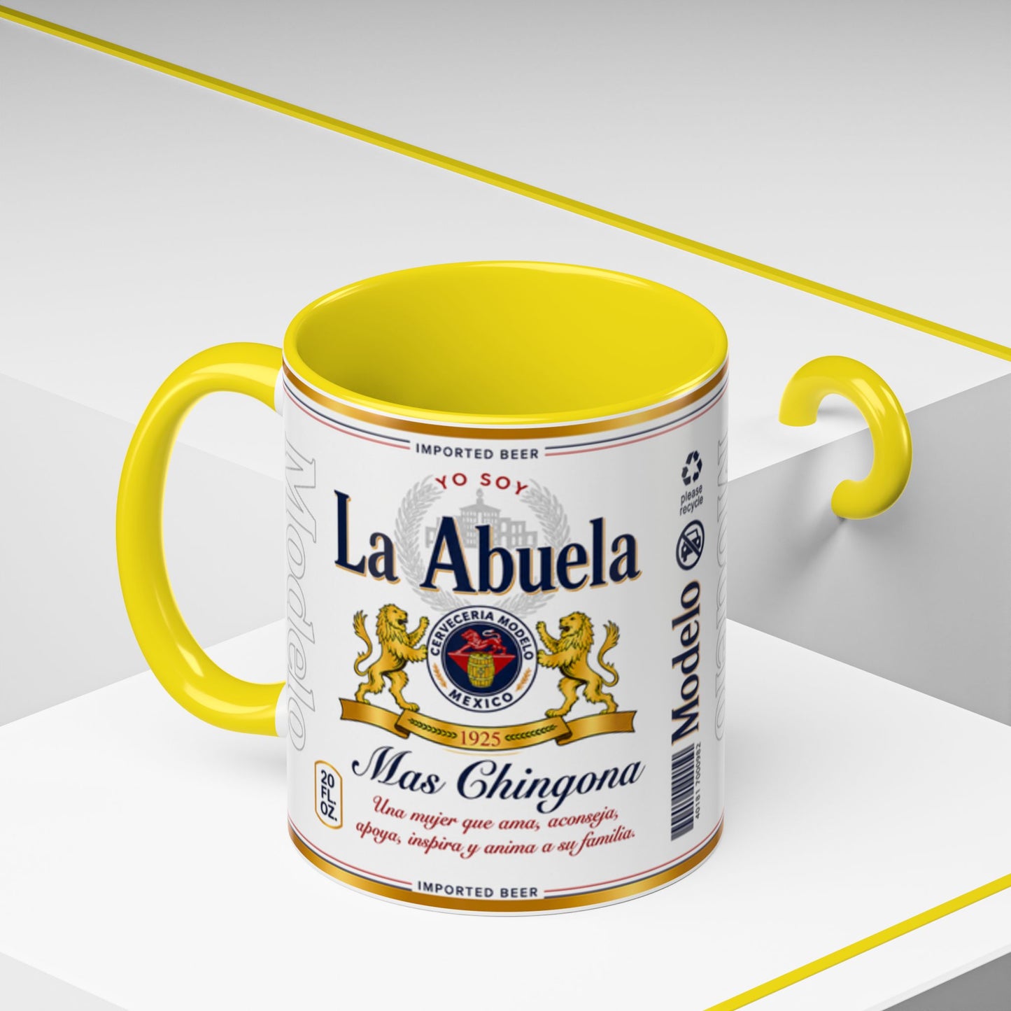 La Abuela Más Chingona Mug, Spanish Grandma Coffee Cup