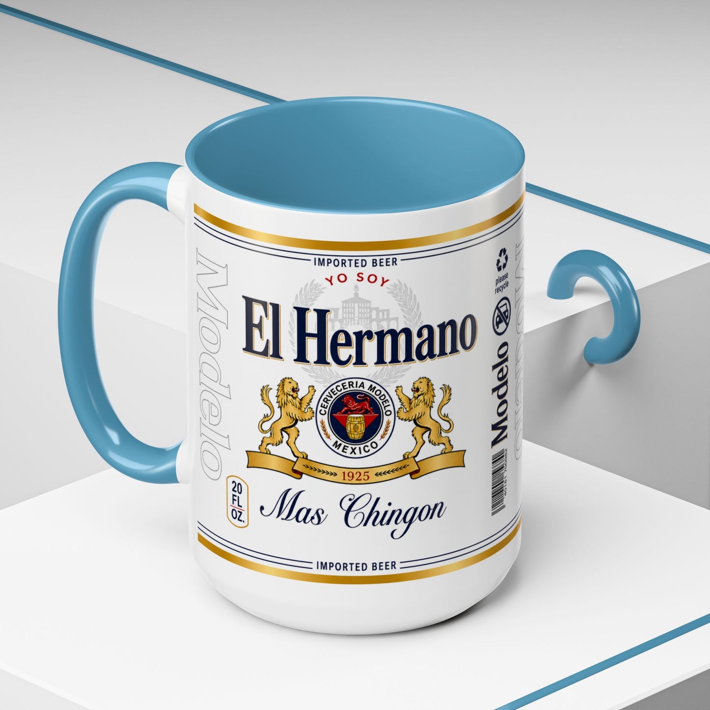 El Hermano Más Chingón Mug, Funny Spanish Brother Coffee Cup