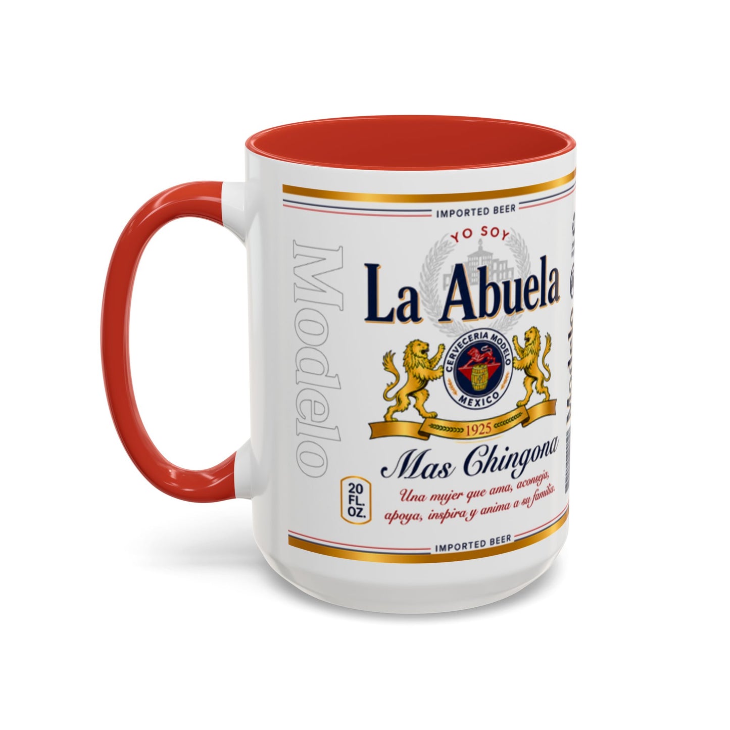 La Abuela Más Chingona Mug, Spanish Grandma Coffee Cup