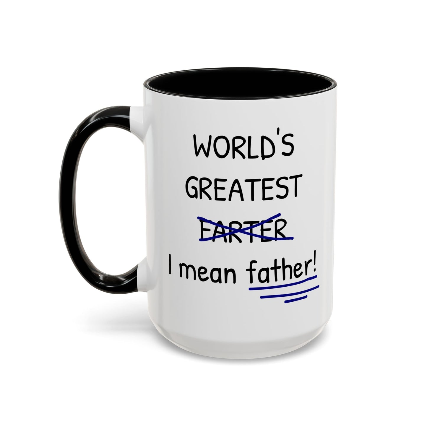 World’s Greatest Farter Mug, Funny Father Coffee Cup, Dad Joke Gift