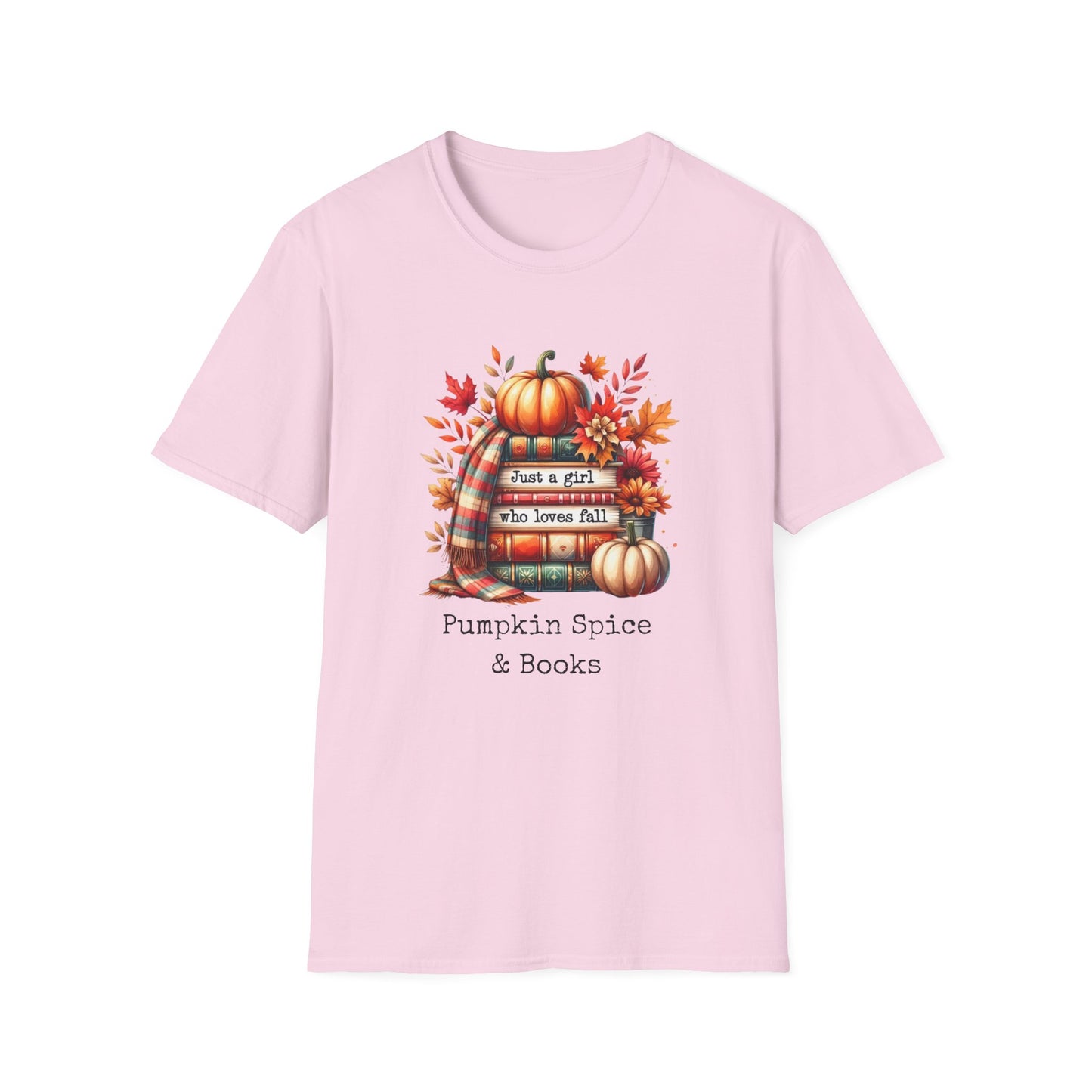 Pumpkin Spice & Books – Fall Reading T-Shirt