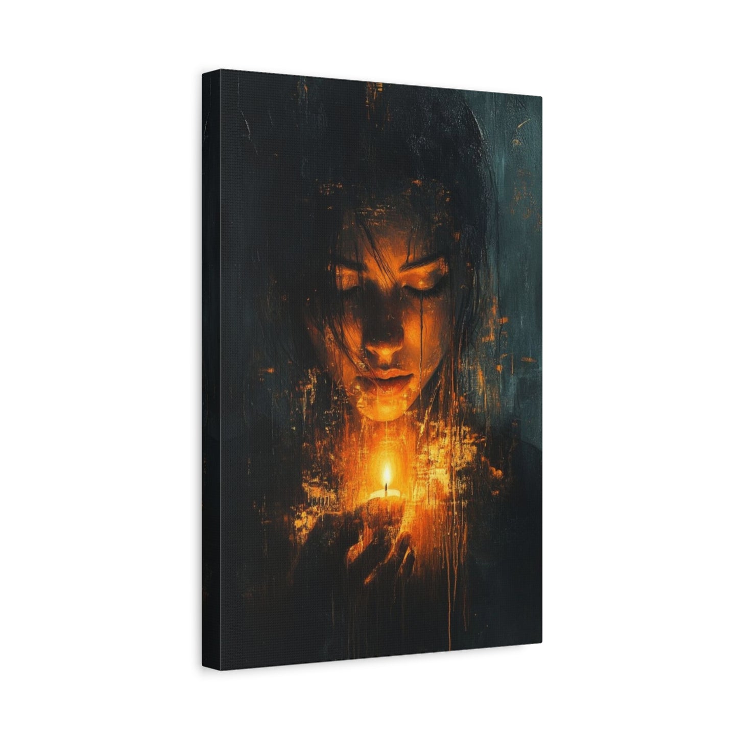 Eclipse Flame – Artistic Canvas