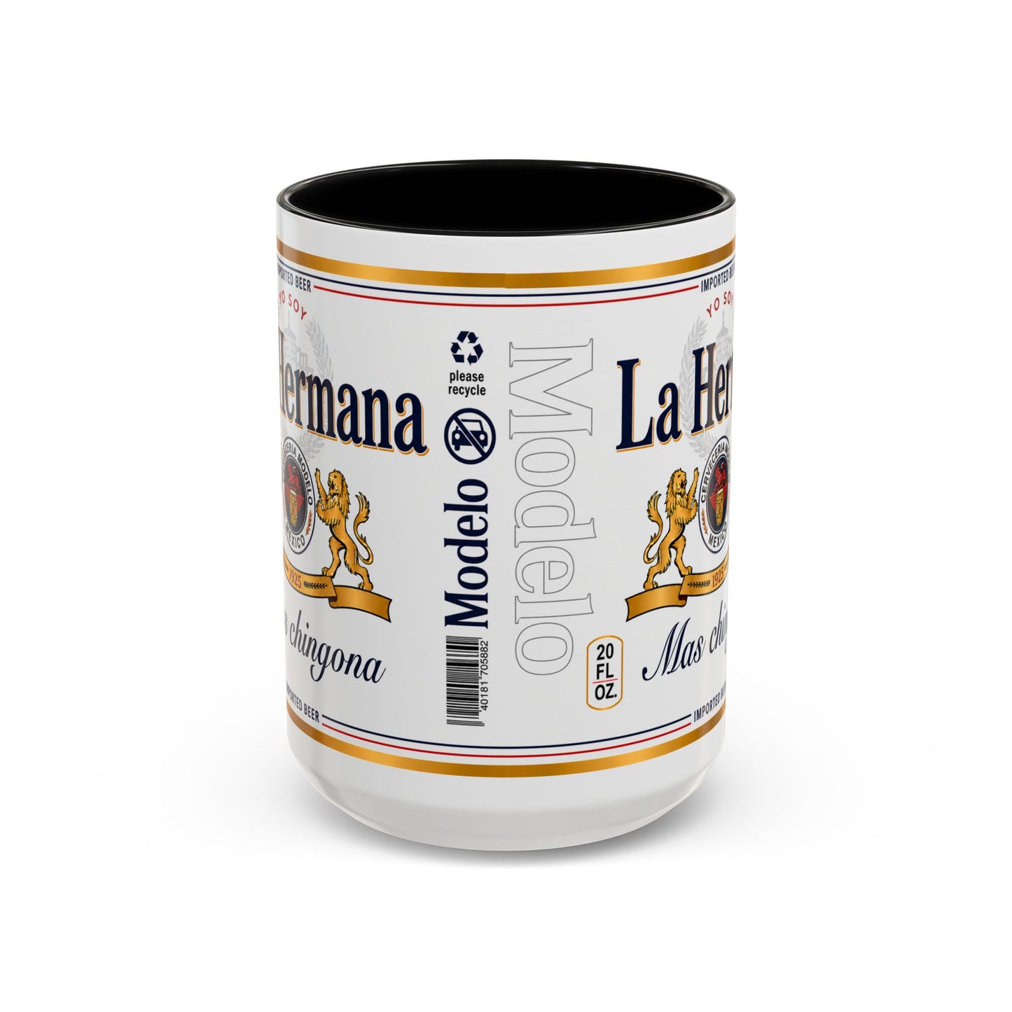 La Hermana Más Chingona Mug, Funny Spanish Sister Coffee Cup