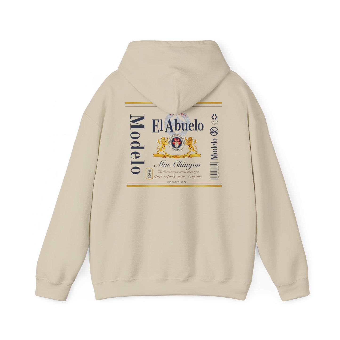 Hoodie Modelo Beer ,El Abuelo Modelo Beer