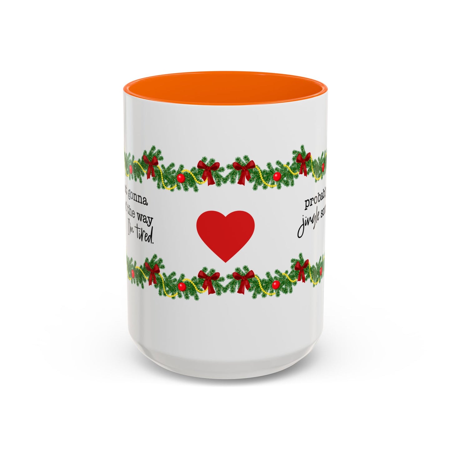 Funny Christmas Garland Mug.