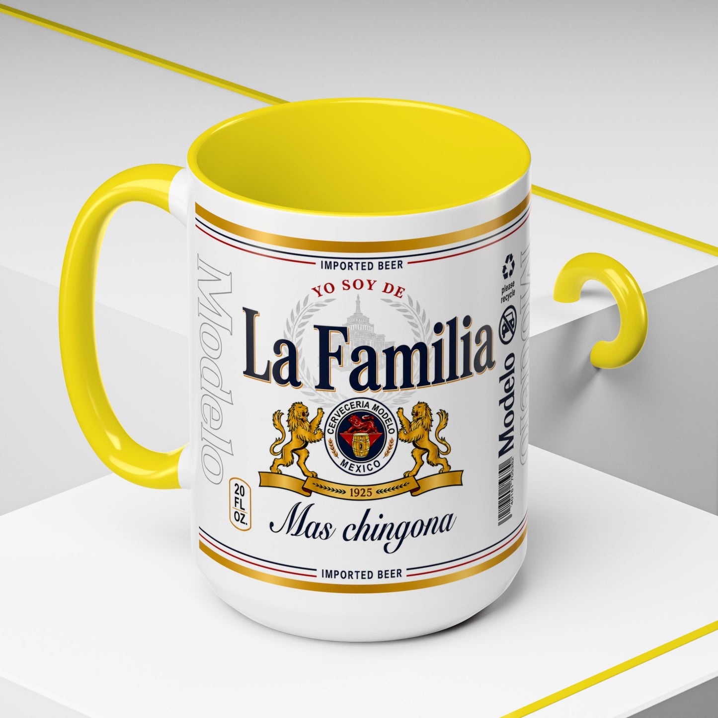 La Familia Más Chingona Mug, Funny Spanish Family Coffee Cup