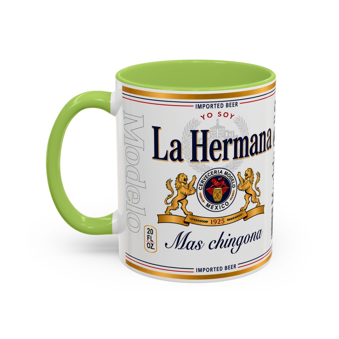 La Hermana Más Chingona Mug, Funny Spanish Sister Coffee Cup