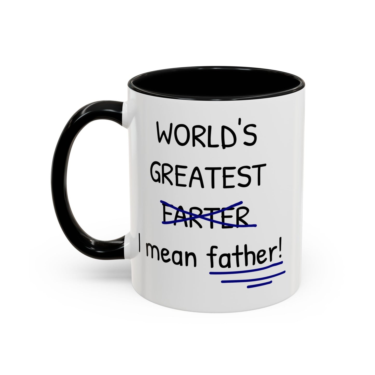 World’s Greatest Farter Mug, Funny Father Coffee Cup, Dad Joke Gift