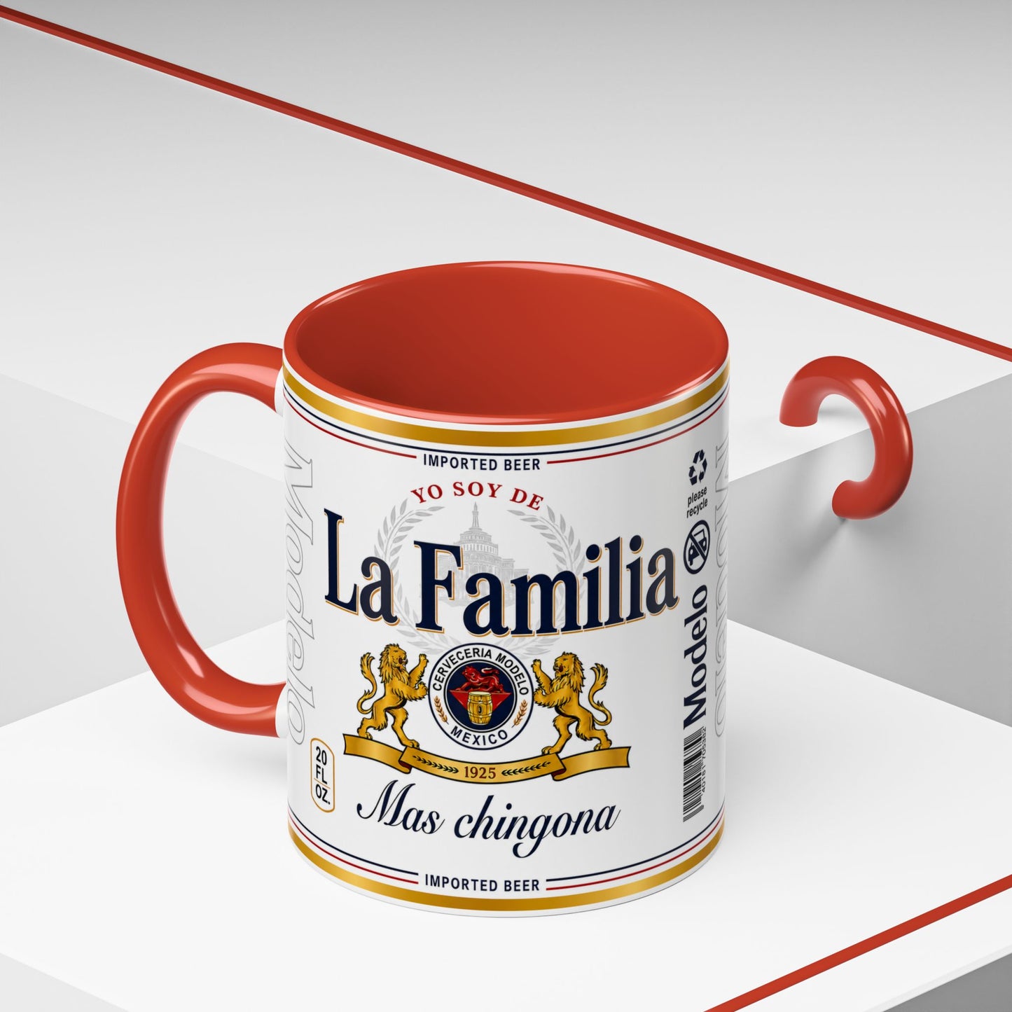 La Familia Más Chingona Mug, Funny Spanish Family Coffee Cup