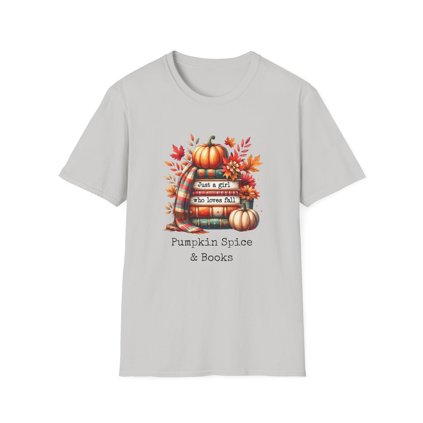 Pumpkin Spice & Books – Fall Reading T-Shirt