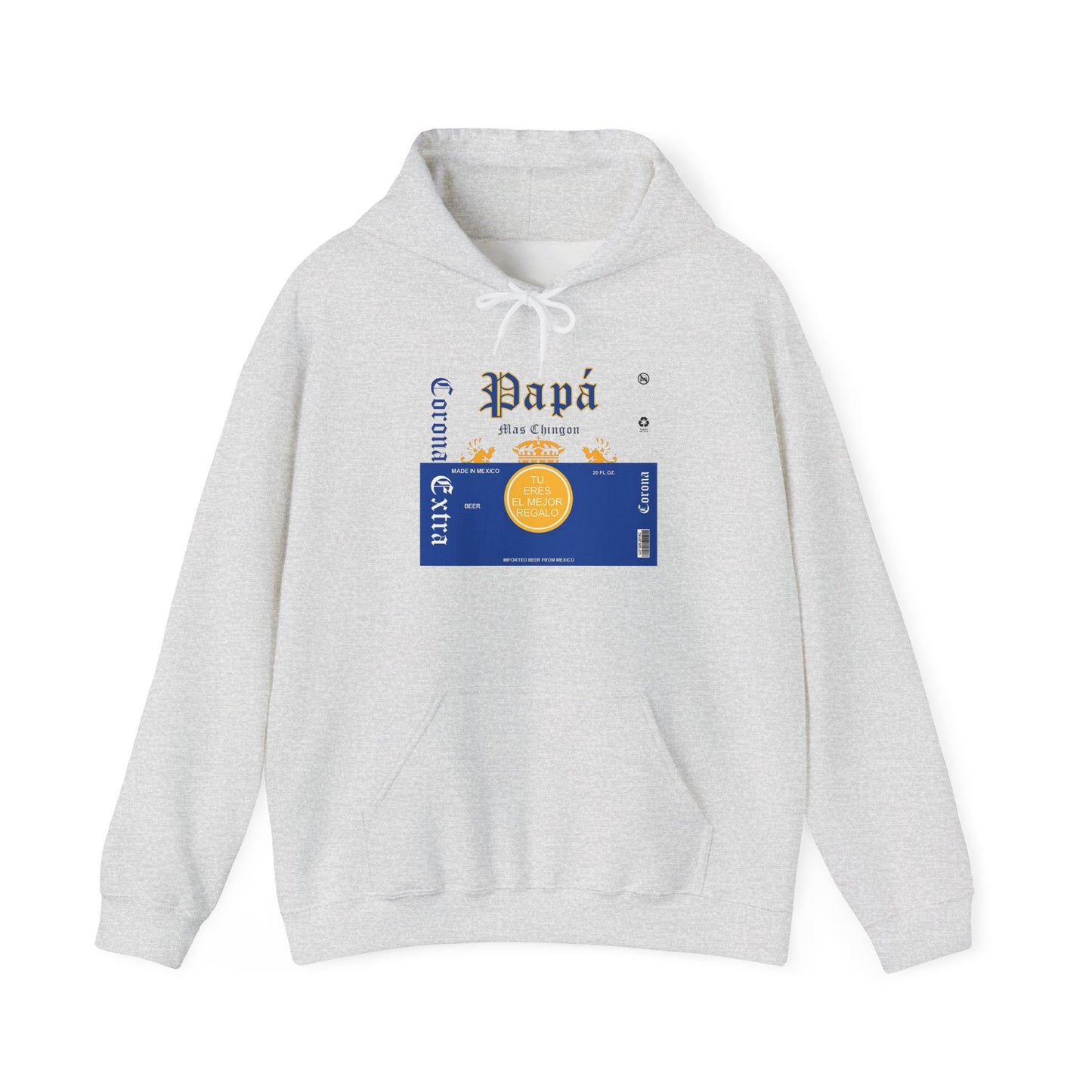 Cool Hoodie for Dad, Corona Extra Papa Mas Chingon