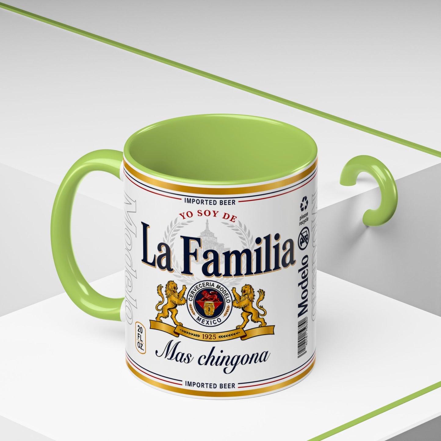 La Familia Más Chingona Mug, Funny Spanish Family Coffee Cup
