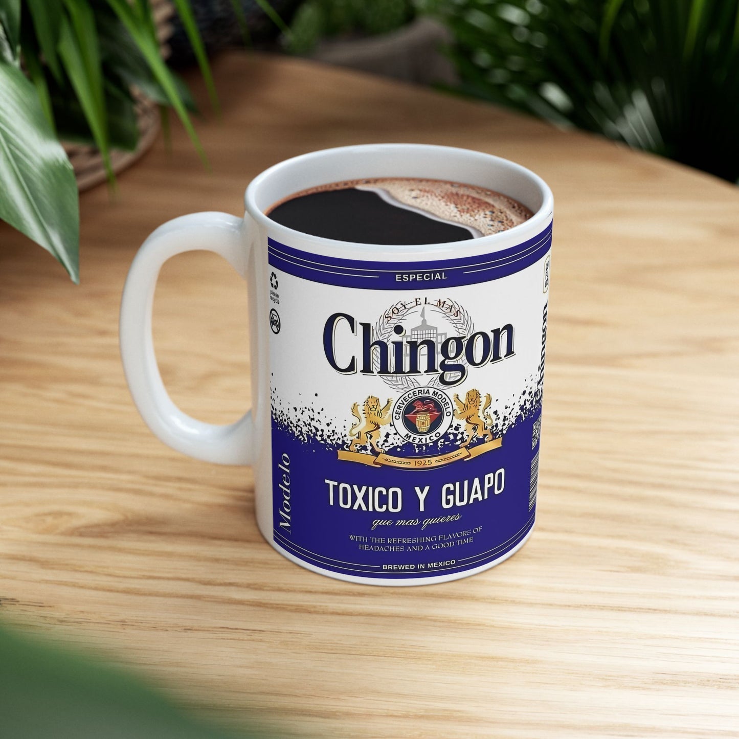 Chingon Ceramic Mug , Funny Coffee Cup