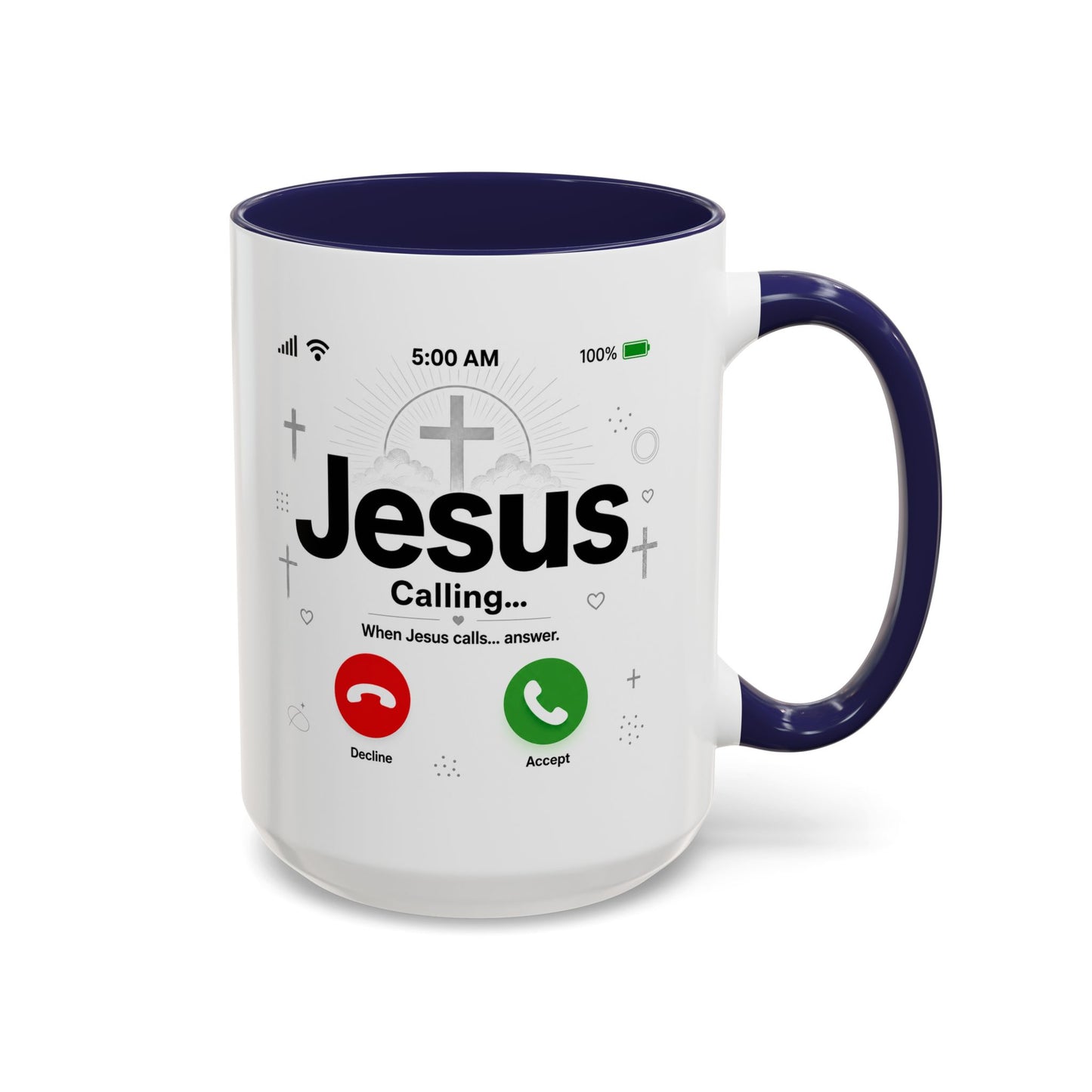Jesus Calling Mug Christian Coffee Cup Faith Gift Pastor Bible Study Church