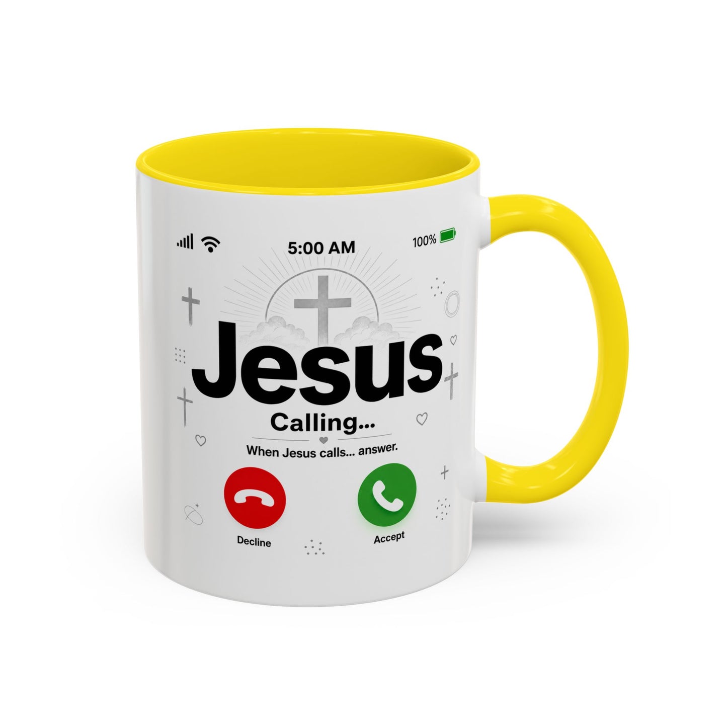 Jesus Calling Mug Christian Coffee Cup Faith Gift Pastor Bible Study Church